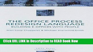 [Popular Books] The Office Process Redesign Language (Management of Technology) Full Online