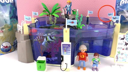 PLAYMOBIL HAMMERHAI, KRAKE & BABYS im MEERESAQUARIUM! PLaymobil Family-HHpmyzC9rdI