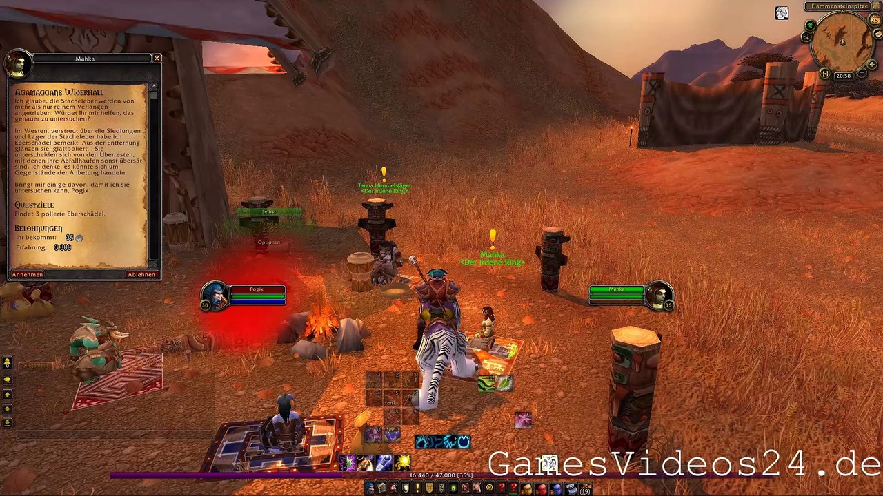 World of Warcraft Quest: Agamaggans Widerhall