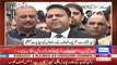 Salman Akram Raja confesses existence of gaps in evidence - Fawad Chaudhry outside Supreme Court