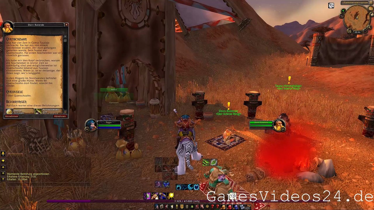 World of Warcraft Quest: Quetschzahn