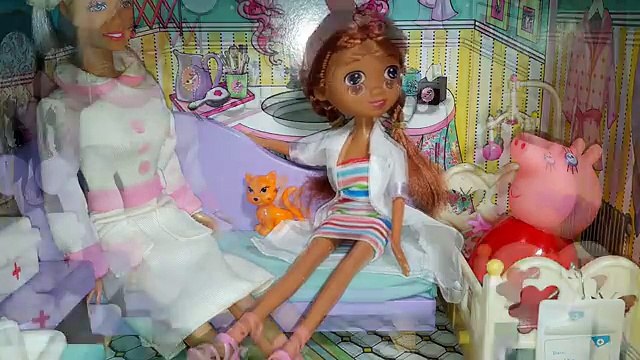 Свинка Пеппа Беременная Мама Свинка мама свинка беременная укол Peppa Pig, videos with toys