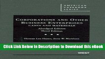 [Read Book] Corporations and Other Business Enterprises, Cases and Materials, 3d, Abridged