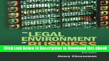 [Read Book] The Legal Environment of Business and Online Commerce (6th Edition) Mobi