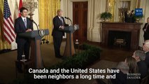 Canadian Prime Minister Justin Trudeau Answer To Donald J. Trump's Travel Ban