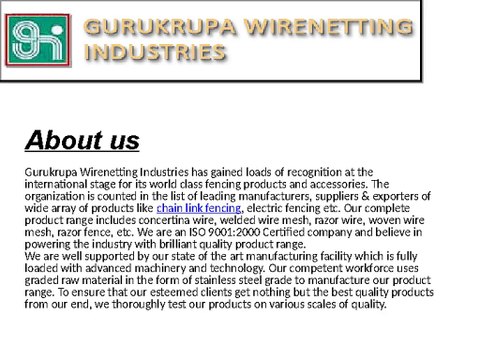 Chain Link Fence,concertina Wire Manufacturers