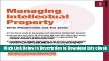 [Read Book] Managing Intellectual Property: Innovation 01.10 Kindle