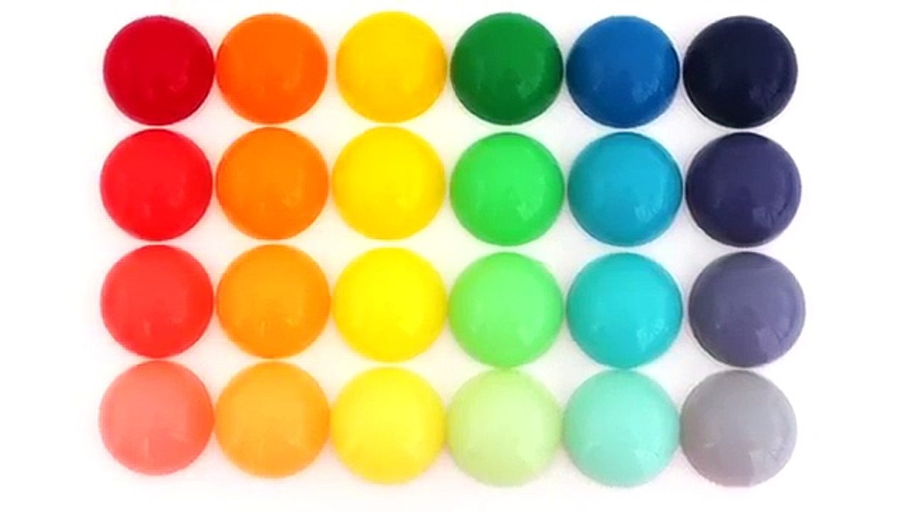 DIY How to Make Rainbow Round Jelly Gummy Puddings * Learn Colors * RainbowLearning
