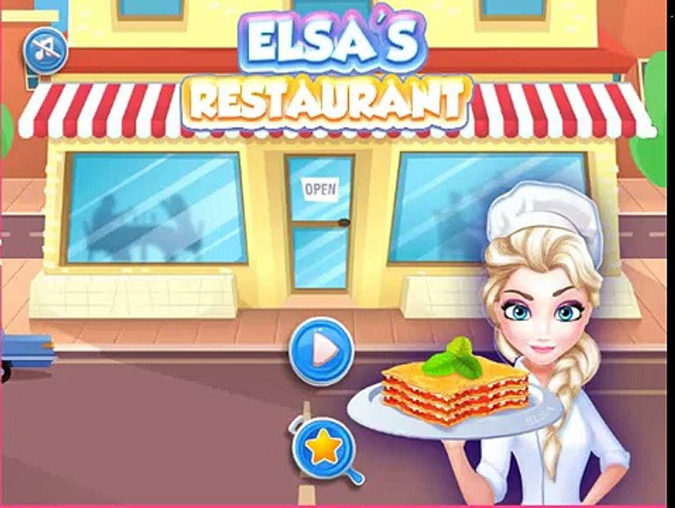 Cooking Games, Elsa Restaurant Spinach Lasagna, Elssa cooking Spinach Lasagna, Baby games