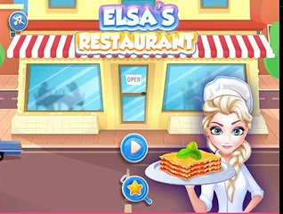Cooking Games, Elsa Restaurant Spinach Lasagna, Elssa cooking Spinach Lasagna, Baby games