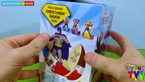 Giant Kinder Surprise Eggs Batman Superman Disney Princess Surprise Egg DC Comics