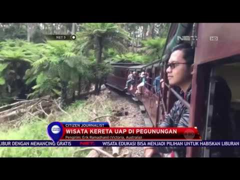 Bernostalgia Sambil Nikmati Pemandangan Hutan Naik Kereta Uap - NET5