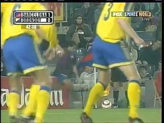 03.03.2004 - 2003-2004 UEFA Cup 3rd Round 2nd leg Barcelona 2-1 Brondby IF