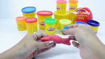 Tiger Gorilla Shark Elephant Play Doh Toys For Kids | Play Doh Animal Toys Collection