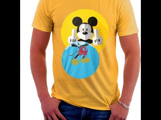 Mickey Mouse White Colour T Shirts