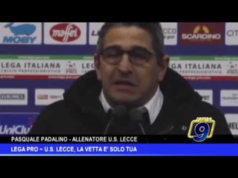 Lega Pro |  Us Lecce, la vetta è solo tua