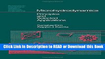 Books Microhydrodynamics: Principles and Selected Applications (Butterworth-Heinemann Series in