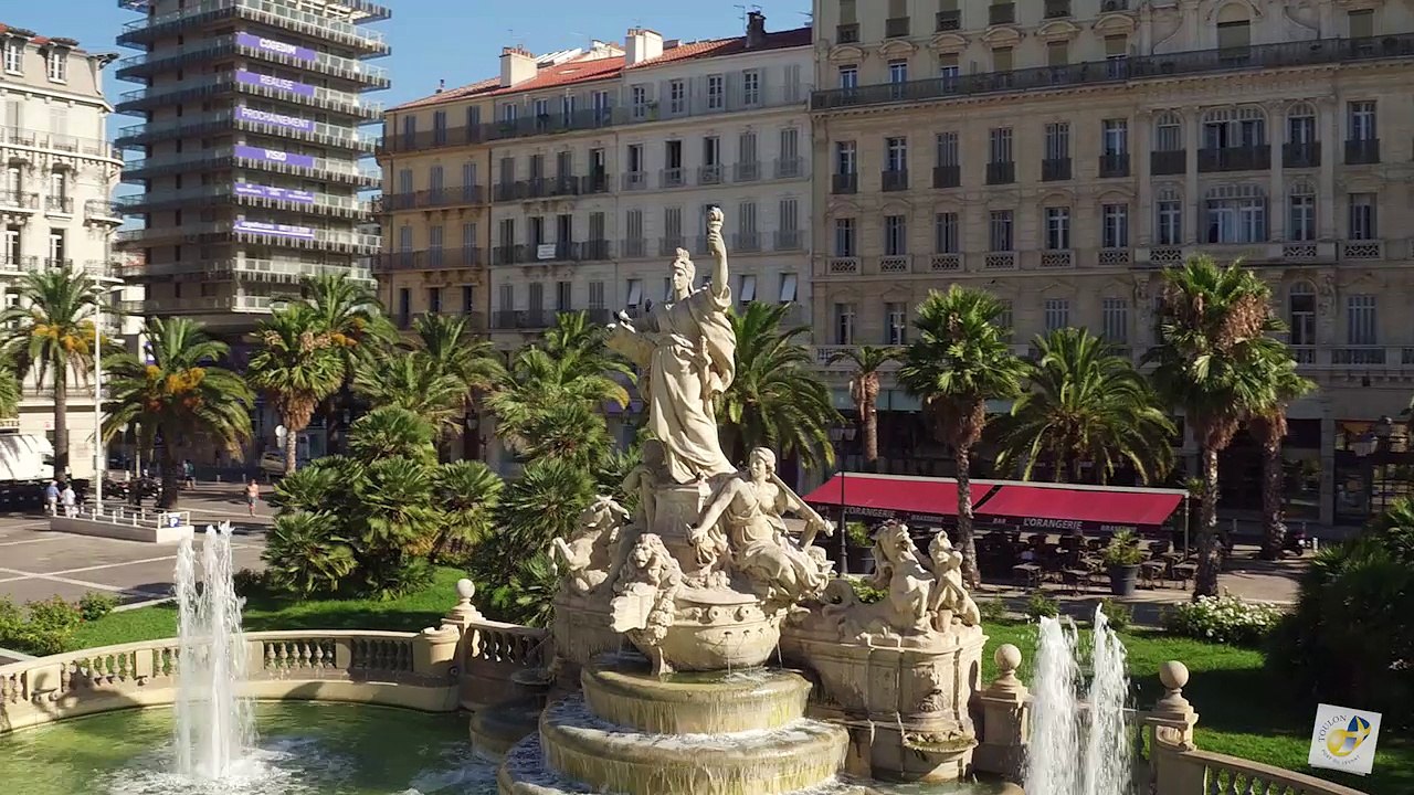 Toulon vu du ciel