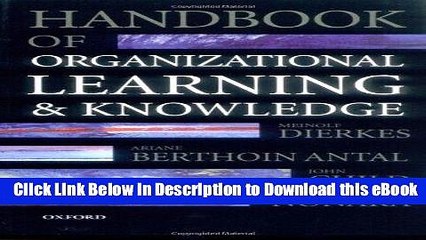 EPUB Download Handbook of Organizational Learning and Knowledge Download Online