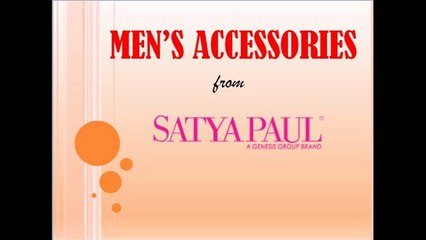 Buy Men's Accessories Online | Satyapaul