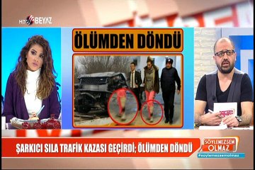 Şarkıcı Sıla trafik kazası geçirdi; ölümden döndü