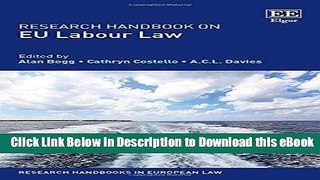 [Read Book] Research Handbook on EU Labour Law (Research Handbooks in European Law series) Online