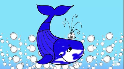 Learning Colors With Fish Cartoon | Colors for children | Learning colors with Fish Coloring Page