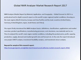 Global NMR Analyzer Market Research Report 2017