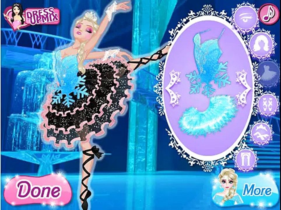 La princesa Anna y Elsa Bailarina Juegos de Disney Frozen Juego
