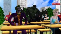 Finger Family Subway Surfers Cheats | Hulk Cartoons | Spiderman Wheels On The Bus Nursery