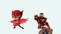 Los héroes Enmascarados hulk Iron man para Colorear para Niños PJ Máscaras Hulk, Iron Man Coloring P