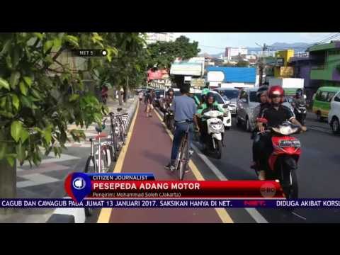 Aksi Bocah yang Menghadang Pengendara Motor yang Gunakan Jalur Sepeda - NET5