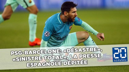 PSG-Barcelone: «Désastre», «sinistre total», la presse espagnole dépitée