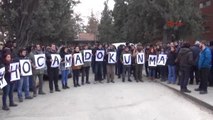 Eskişehir Ihraç Edilen Akademisyenlerin Protesto Yürüyüşünde Arbede
