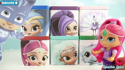 SHIMMER and SHINE Game + PJ MASKS Romeo Game Toy Surprise Blind Boxes! Disney & Nick Jr Catboy Slime