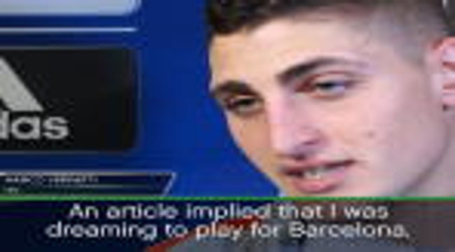 PSG star Verratti dismisses Barcelona transfer rumour