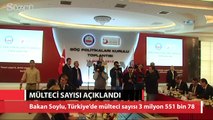 Bakan Soylu: Türkiye'de mülteci sayısı 3 milyon 551 bin 78 kişi