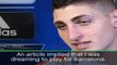 PSG star Verratti dismisses Barcelona transfer rumour