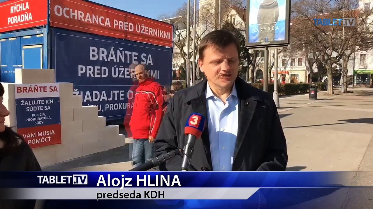 ZÁZNAM: Protiúžernícka poradňa KDH