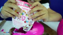 BASHING Giant Chocolate Hello Kitty - Huge Egg Surprise Toy Opening - Candy & Sweets Review