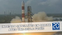 L'Inde met en orbite un nombre record de 104 satellites avec une seule fusée
