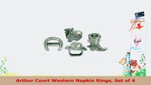 Arthur Court Western Napkin Rings Set of 4 89de8ef2