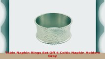 Table Napkin Rings Set Off 4 Celtic Napkin Holders Gray 53e99322