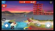 Мост конструктор трюки исполнителя headup игры на iOS геймплей видео