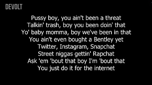 Lil Durk Ft. Young Thug - Internet (Lyrics on screen)