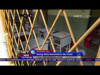Ruang Kelas Berantakan dan Kotor - NET 12