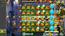 Plants vs Zombies 2 - Lawn of Doom #2 Jack O Lantern Halloween 10/19/16 | Witch Hazel in Pirate Sea
