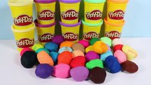 Play Doh Surprise Eggs Peppa Pig Frozen Mickey Mouse Spiderman Minnie Masha Disney Huevos Sorpresa