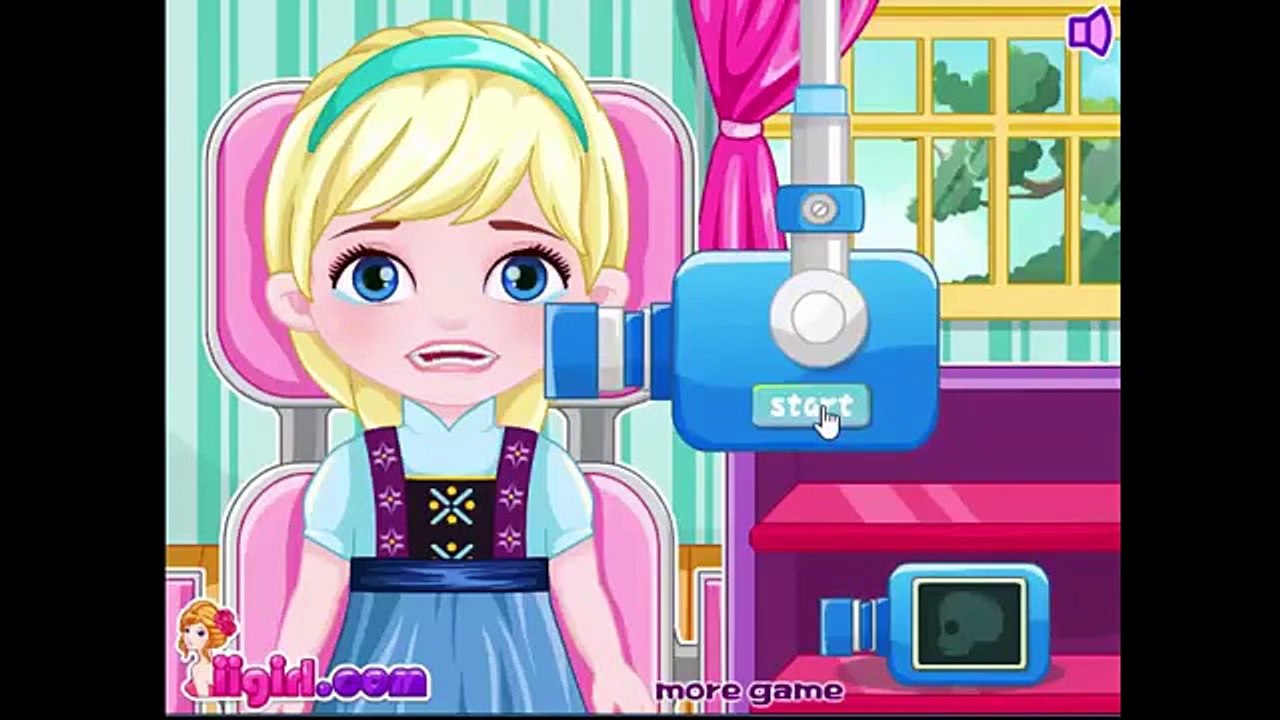 YTP Frozen - Baby Princess Elsa Dental doctor game - Surgery videos games for kids