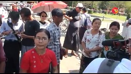 ဗိုလ္တေထာင္ ေျမသိမ္းခံရမႈ ၂၂ ႀကိမ္ေျမာက္ ဆႏၵျပ (႐ုပ္/သံ)